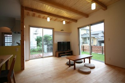 灯りをつけなくても充分に明るい室内 灯りをつけなくても充分に明るい室内