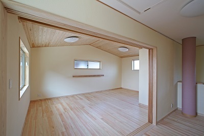 ヨガを楽しむための広いフリースペース。 ヨガを楽しむための広いフリースペース。