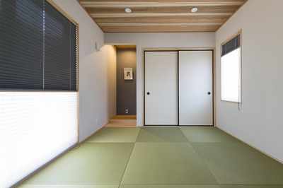 シンプルなデザインの和室