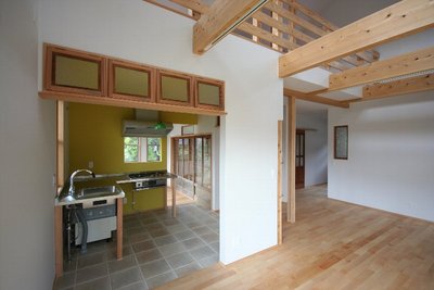 キッチンコーナーは奥さんのこだわりが満載