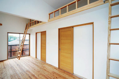 ロフト付きの子供部屋。
将来2部屋に仕切ることもできます。 ロフト付きの子供部屋。
将来2部屋に仕切ることもできます。