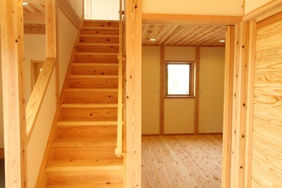 階段の横の主寝室 階段の横の主寝室