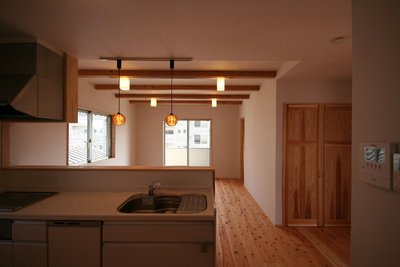 キッチン・ダイニングと一体化した広々リビング キッチン・ダイニングと一体化した広々リビング