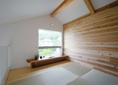 景色が眺望できる最上階の和室。 景色が眺望できる最上階の和室。