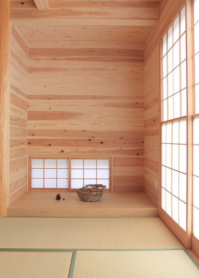 床の間までが板張り 床の間までが板張り