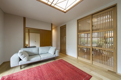 今までの和風のイメージを大切にし、和室との関連を大事にするよう提案。 今までの和風のイメージを大切にし、和室との関連を大事にするよう提案。