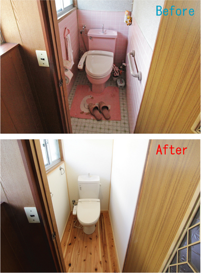 床に杉板を張り、スッキリとシンプルな仕上がり。