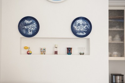 ニッチには娘様が旅行先で購入したベネチアンガラスが並んでいます。